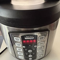 Aroma 20-Cup Rice Cooker Steamer ARC-5000-SB