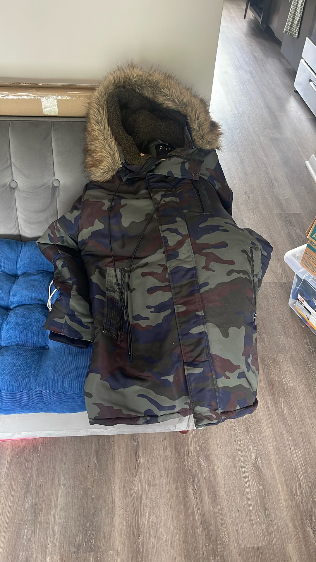 Sean John Camo Bomber Jacket