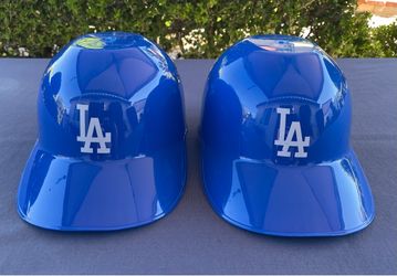 2-Victory Way Sports LA Dodgers Plastic Souvenir Batting Helmet Bowl Made in USA