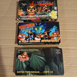 N64 Super Nintendo VHS Tapes