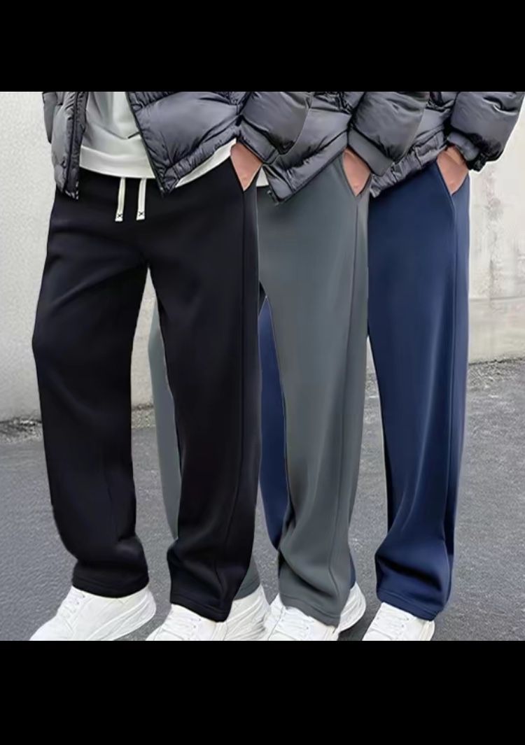 Men’s Loose Fit Fleece Pants 