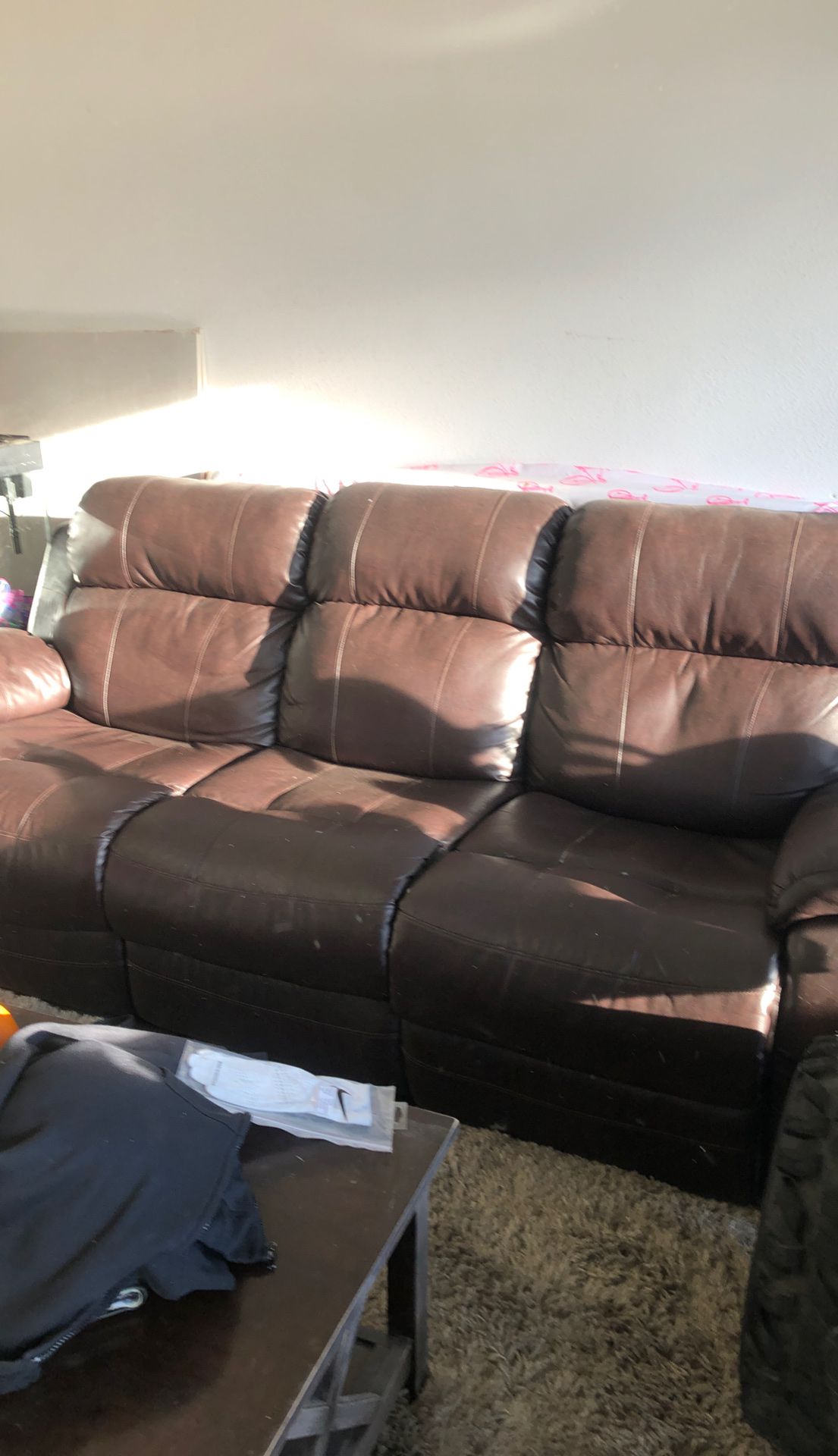 Leather Couches $500