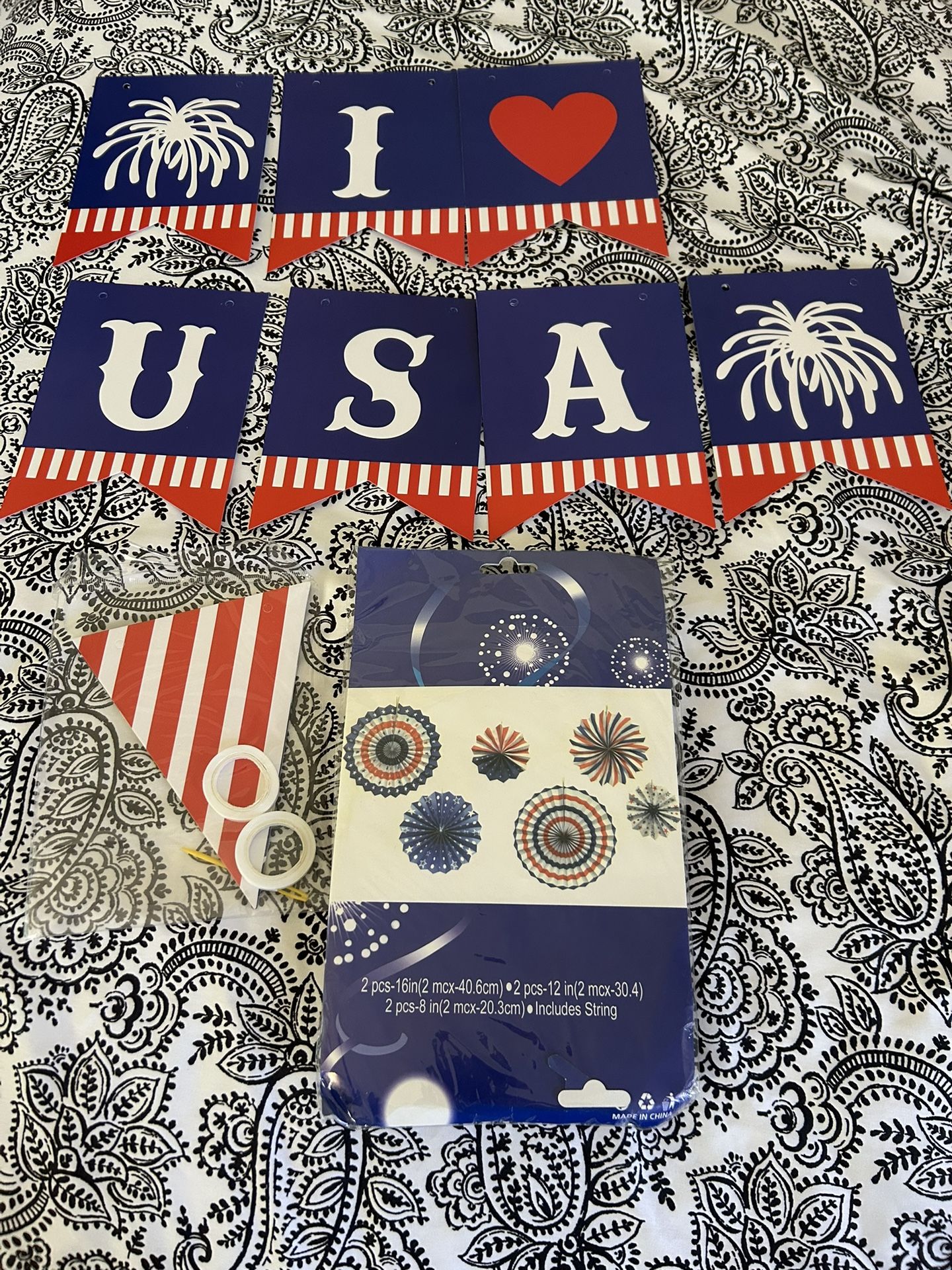 I ❤️ USA Decorations
