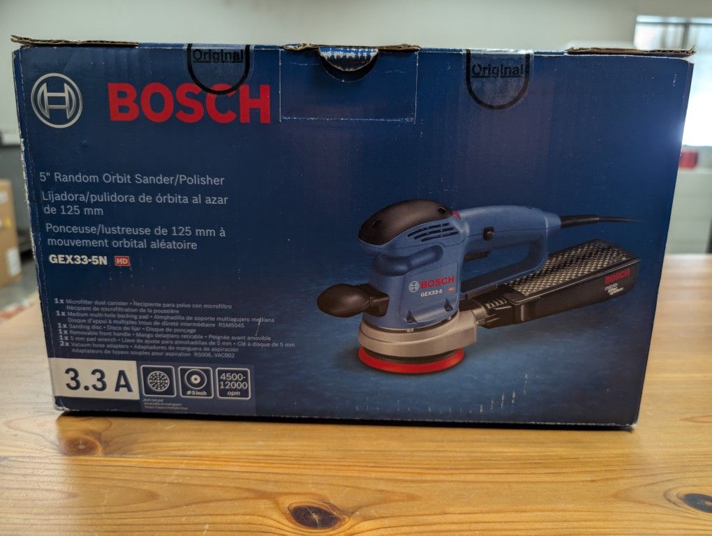 Bosch 5" orbital Sander