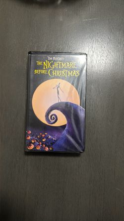 The Nightmare Before Christmas VHS Tim Burtons /// Ready For Pick Up