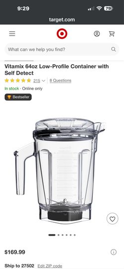 Used vitamix Container 64oz