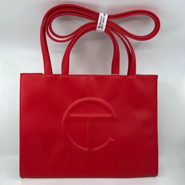 Telfar Medium Shopping Bag -Red