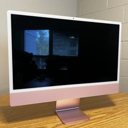 2024 Pink Apple iMac 24” M3 – 8GB RAM / 256GB SSD – Excellent Condition