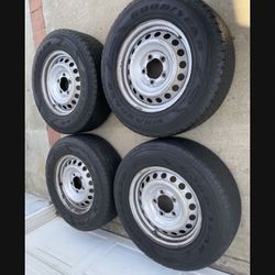 4 — 255/70r18 5x150 5x5.91 Stock Toyota Tundra Sequoia Wheels Rims Tires!!!!!!!!!