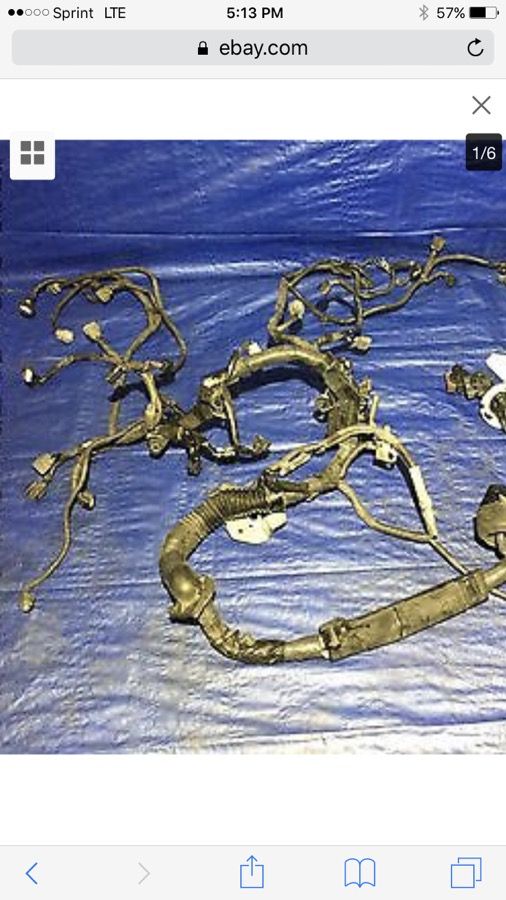 OEM 2008 INFINITI G37 SPORT COUPE MANUAL 6 SPEED ENGINE WIRING HARNESS