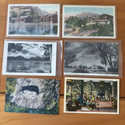 Set Of 6 Vintage Postcards, All Not Used