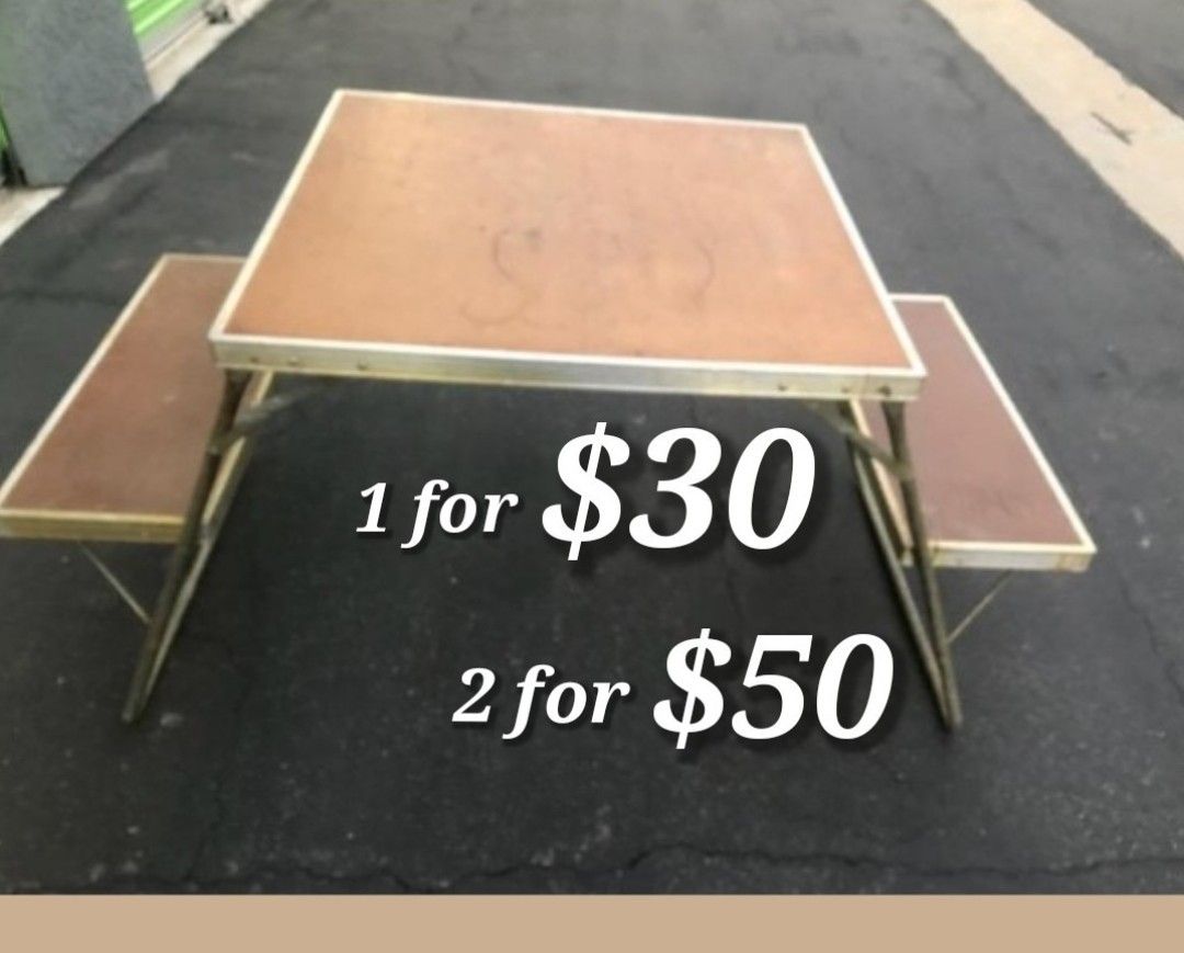 Great STURDY FoldUp PICNIC Table for Sale in Los Angeles, CA OfferUp