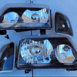 01-11 Ford Ranger Headlights Luces Micas Calaveras Faros Faroles Focos Headlamps