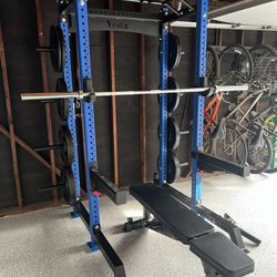 SQUAT RACK/ HR1000/ VESTAFITNESS/ WEIGHTS/ BARBELL/ BENCH/ GYM EQUIPMENT/ FREE DELIVERY 🚚 