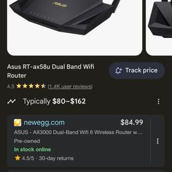Asus Ax 3000 Dual Band  Rt  -  Ax 58U 