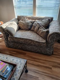 Sofa/Loveseat and Arhaus Coffee Table