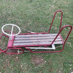 Vintage 2 Person Sled