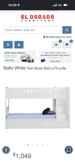 Twin bunk beds