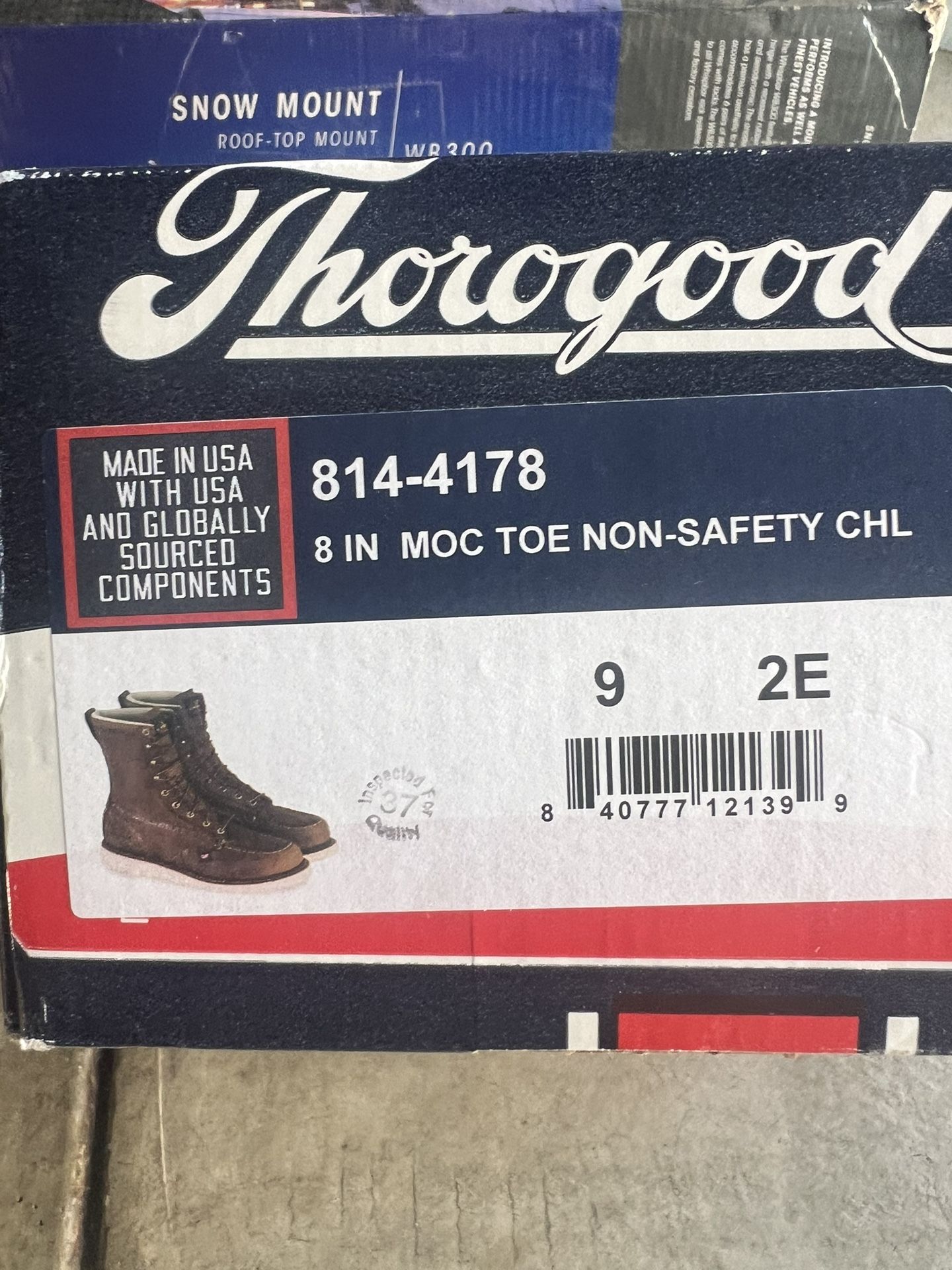 thorogood brand new work boots men’s size 9