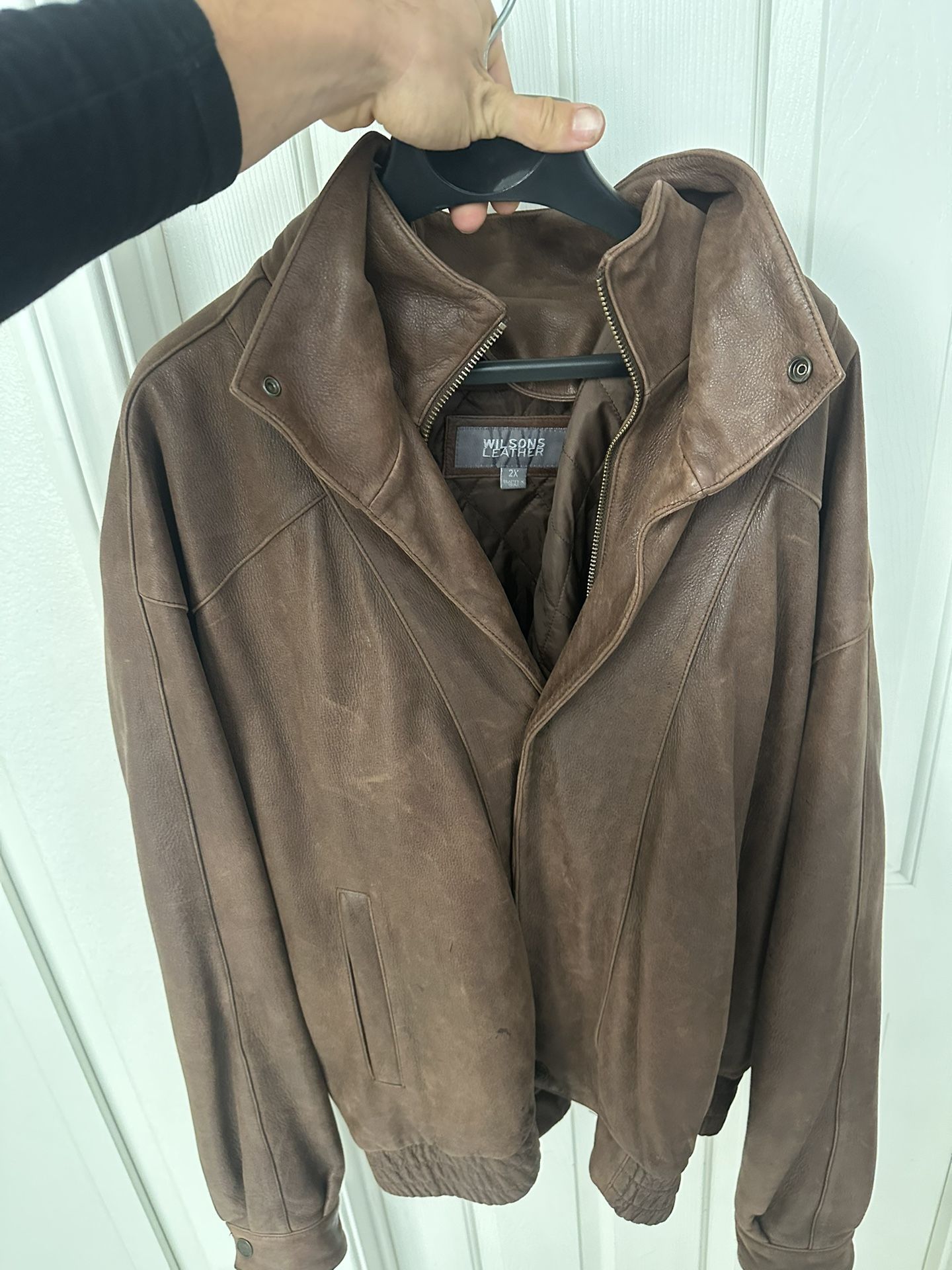 Heavy Vintage 80s 90s Leather Jacket