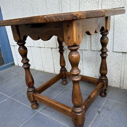 Beautiful Vintage Octagonal Side Table By Kling 