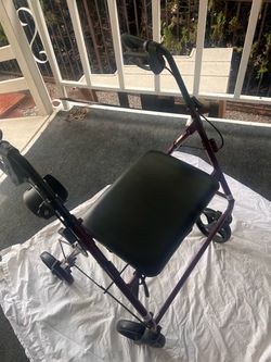 Walker with Padded Seat