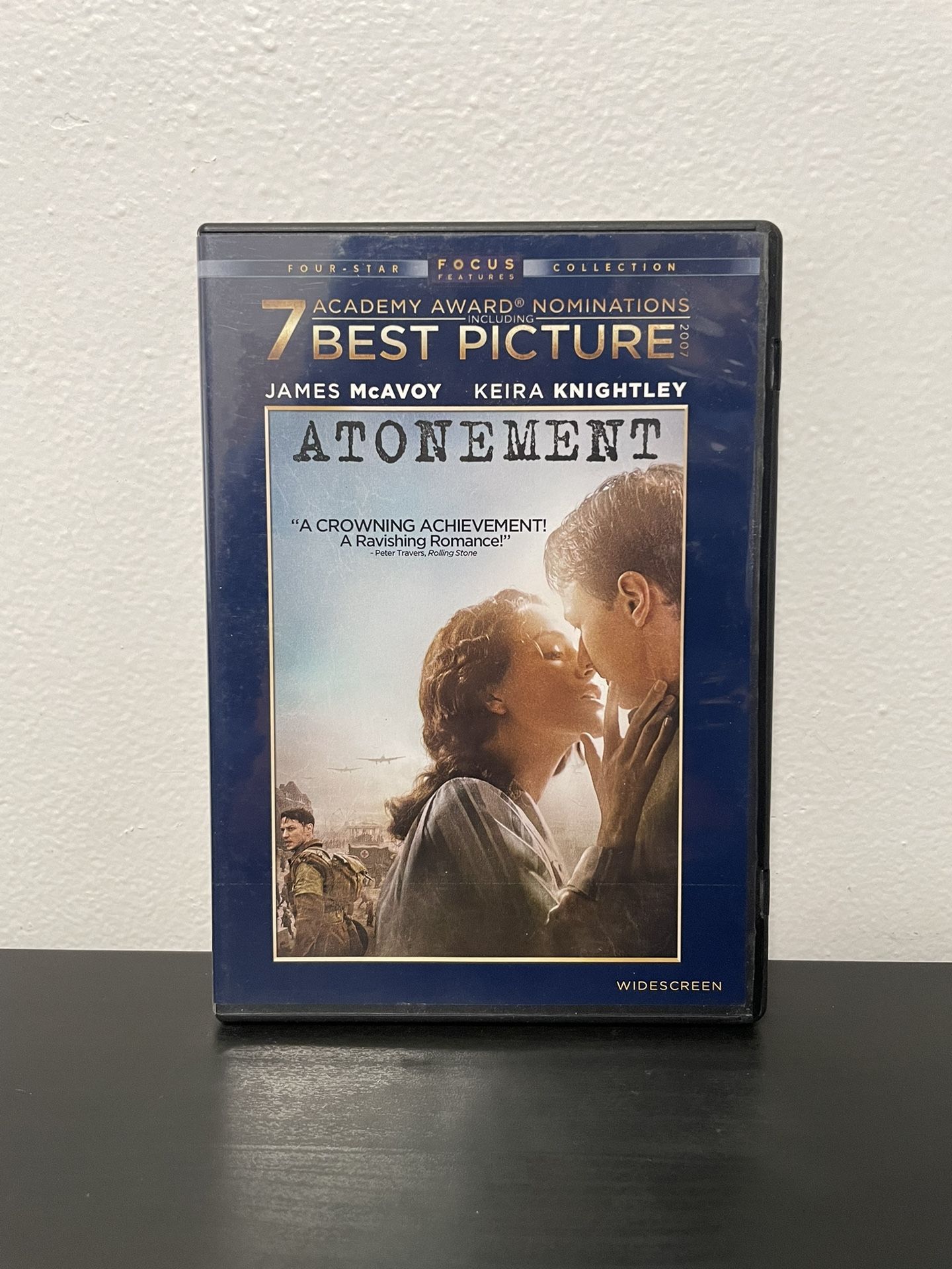 Atonement DVD Movie Keira Knightley Focus Four Star Collection Romance 2007