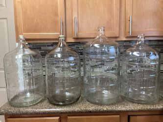 Glass Jugs- Carboys (5gal).                (S)