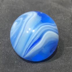 Christiansen Agate Blue Swirl 16mm Size 5/8 