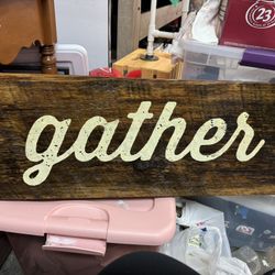 Wooden Sign