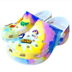 Crocs Classic Tie Dye Graphic Clog  Shoes