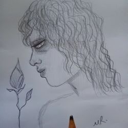 ORIGINAL ART HAND DRAWN ON PAPER UNFRAMED SMALL