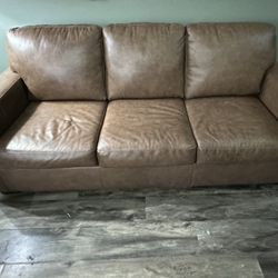 Leather Sofa And Recliner Chair