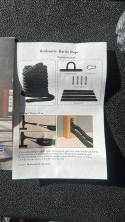 Brand New Battlerope Workout Rope