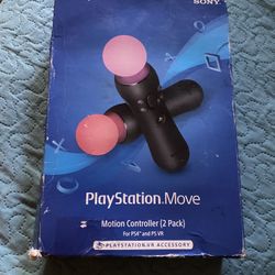 Official Sony PlayStation Move Motion Controllers (2-Pack) - PS4 / PS VR