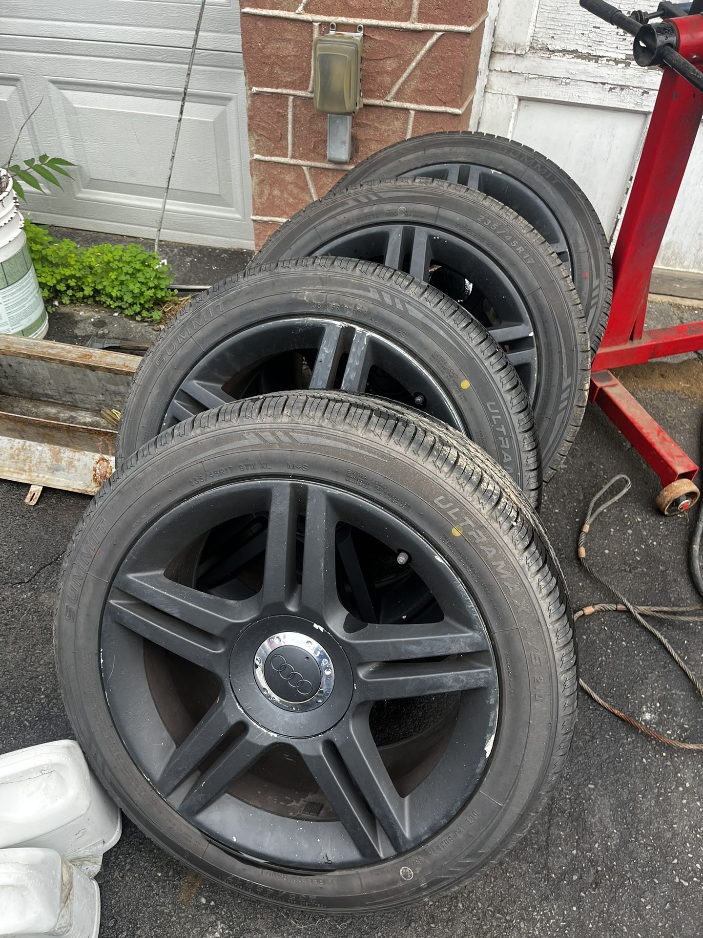 Vw Audi Wheels And New Tires 235/45/17 