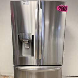 LG 3 Door Refrigerator With CRAFT ICE!!