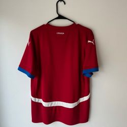 Puma Serbia National Team Red 2024 Home Stadium Jersey - (774300-01) Sz: L
