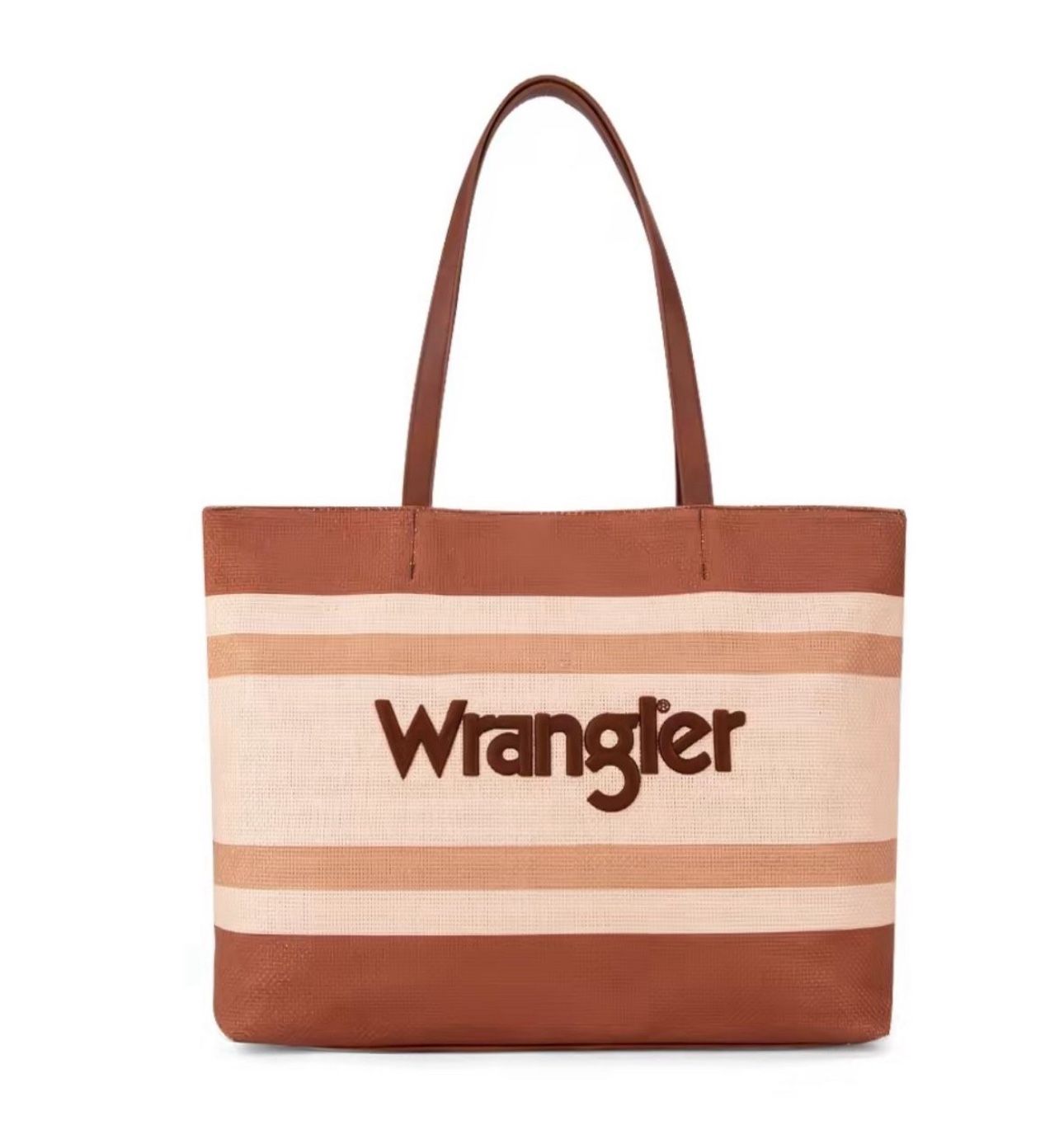 Wrangler Oversized Tote Bag with Top Zipper / New
