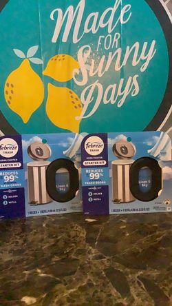 Febreze Trash Odor Fighter Starter Kit x2 price is firm