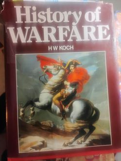 Military history book History of warfare very thick illustrated book