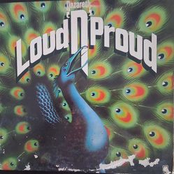 NAZARETH "Loud ‘N’ Proud" 1973 A&M Orig 1st Press SP 3609~ VG+/VG