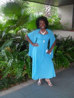 Light Blue formal/ Prom Dress