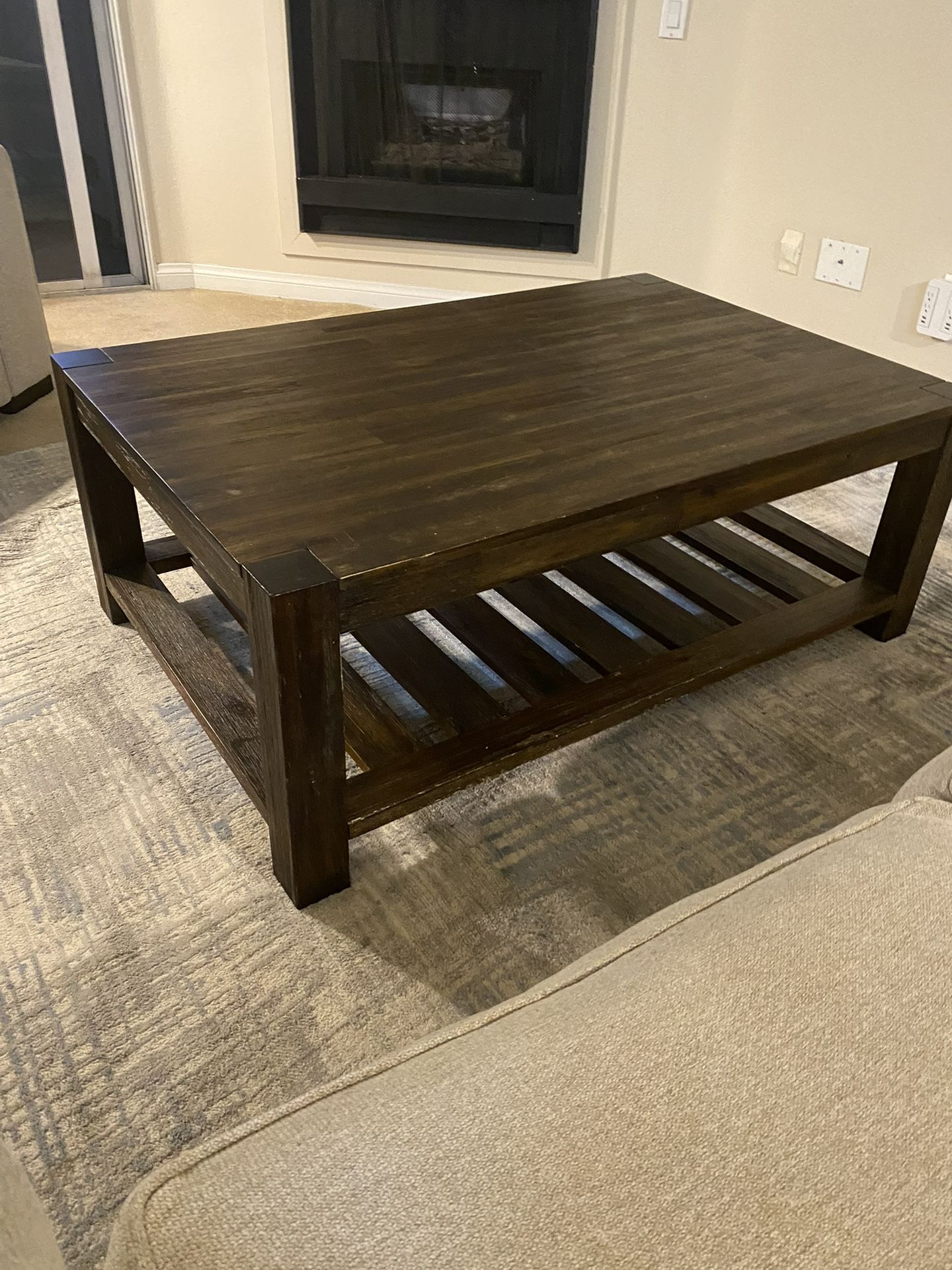 Macy’s Solid Wood Coffee Table - Great Condition - $95 Today)
