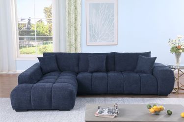 Lounge Style L-shaped Modular Chaise Sectional Sofa Couch