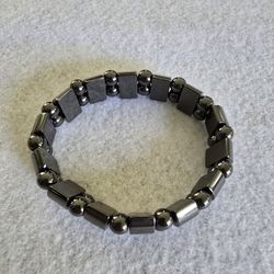 Double Row Weight Slimming Hematite Bracelet 