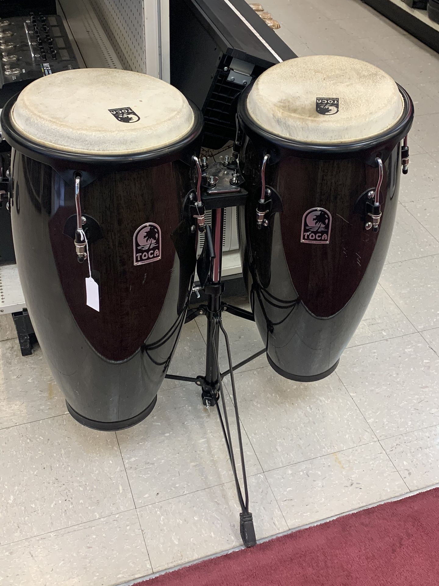Toca Conga Drums w/Stand