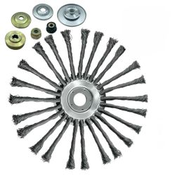 10” Steel Wire Wheel Brush Weed Trimmer Blade Head