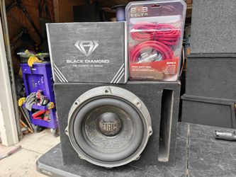 JBL power series 12" sub with amp and wiring kit