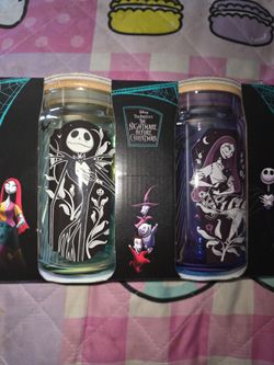 Nightmare Before Christmas Glass tumblers set